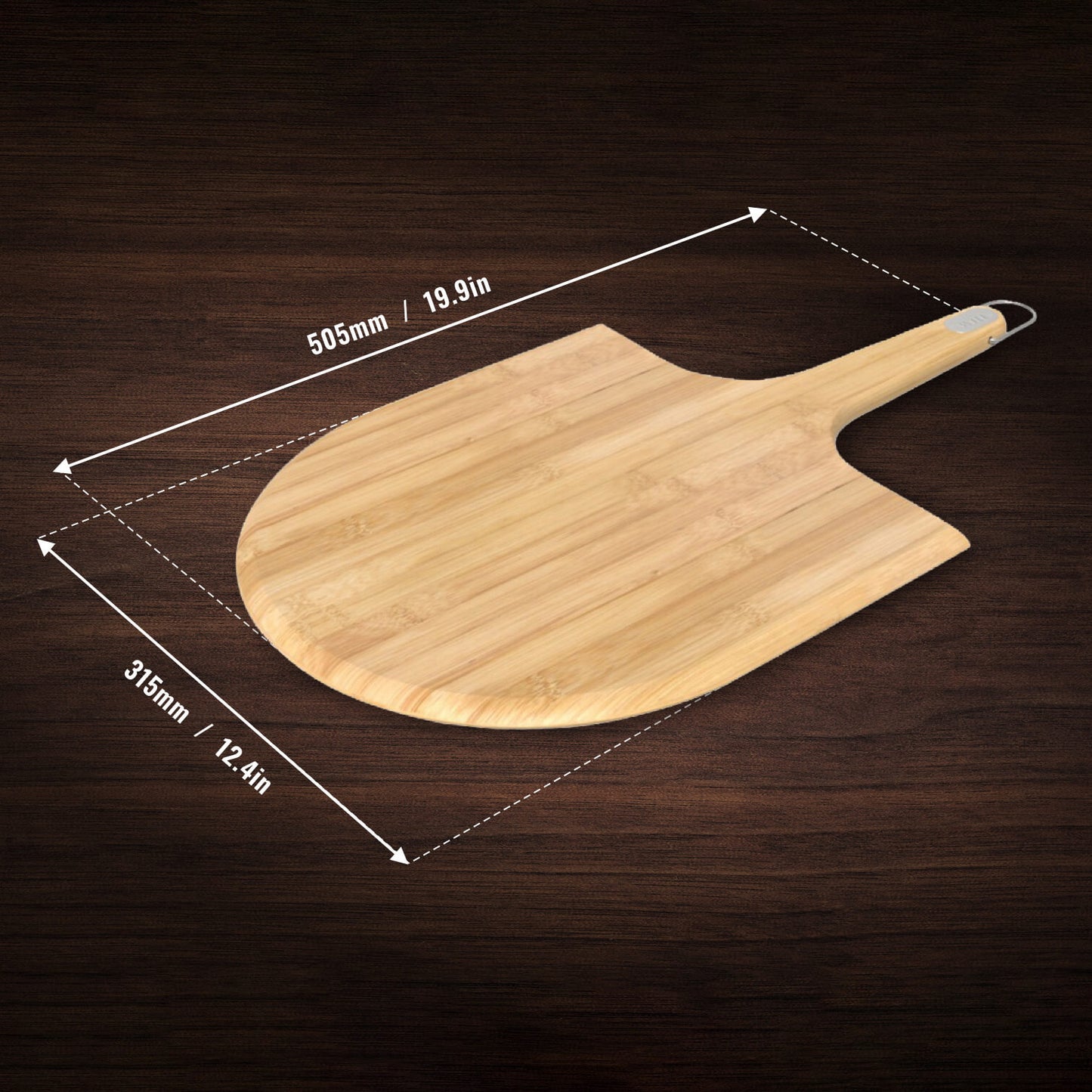 PALA IN LEGNO PER PIZZA WITT 12" / 30 CM.