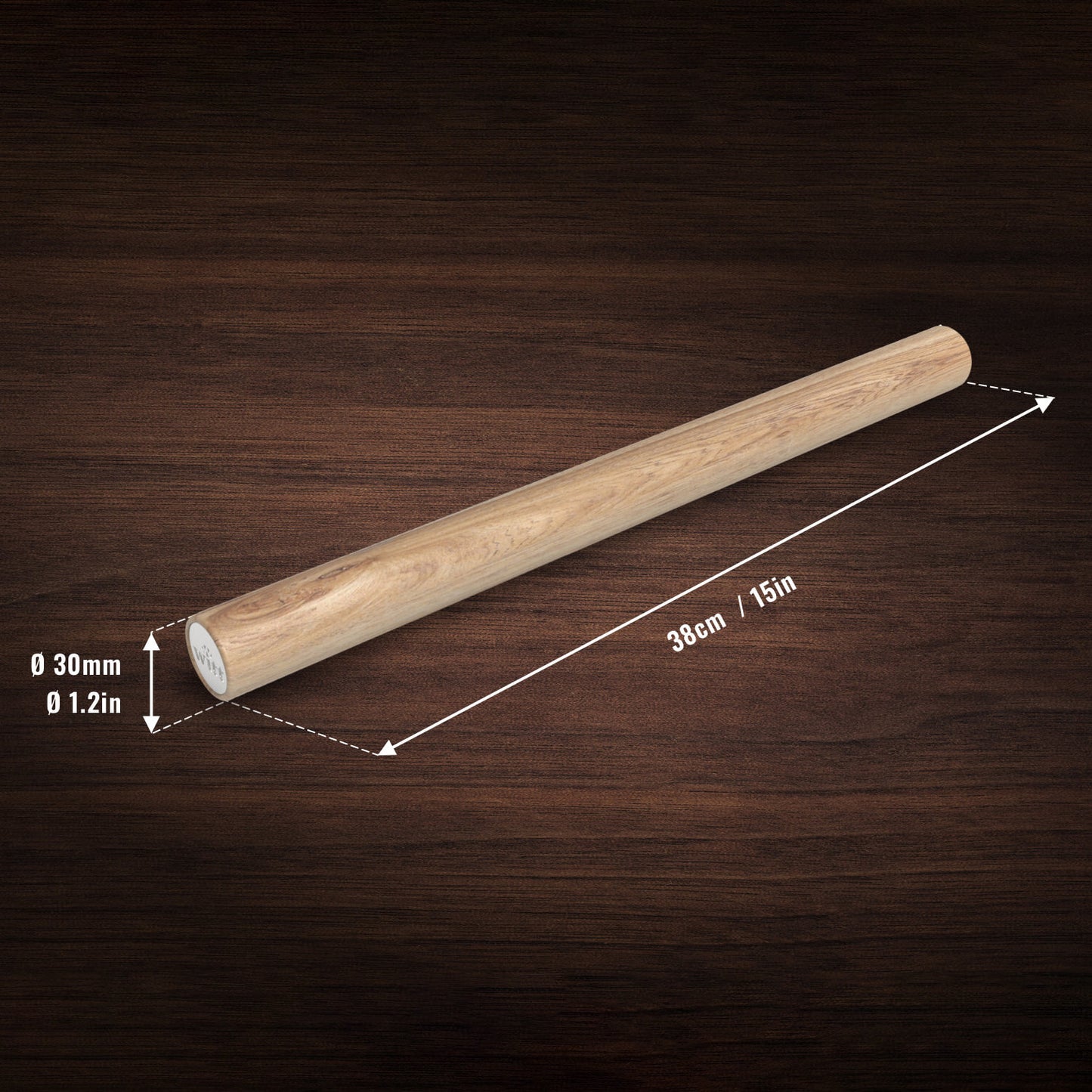 Witt Wood Pizza Roller Pin